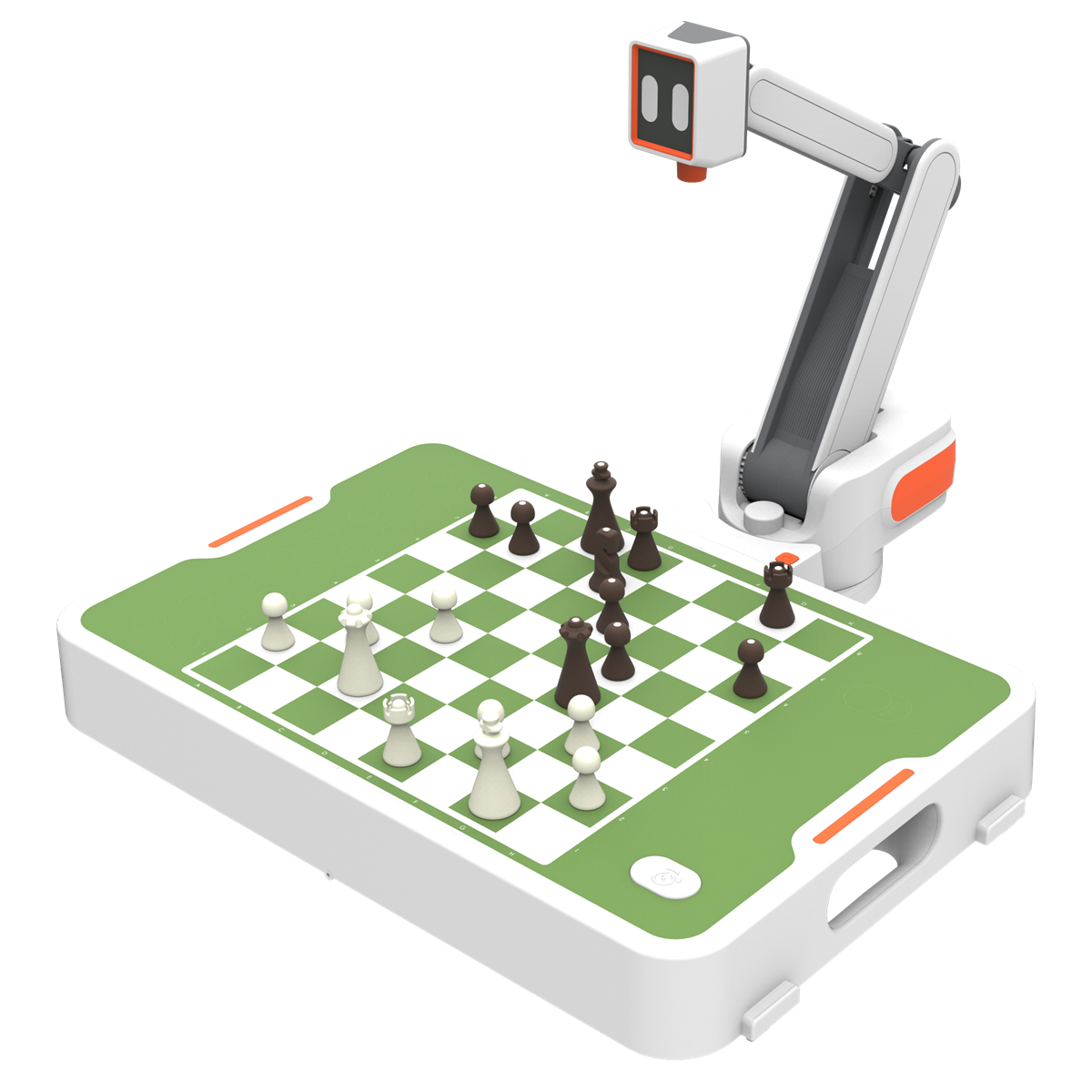 White Manya Cynus portable AI chess robot