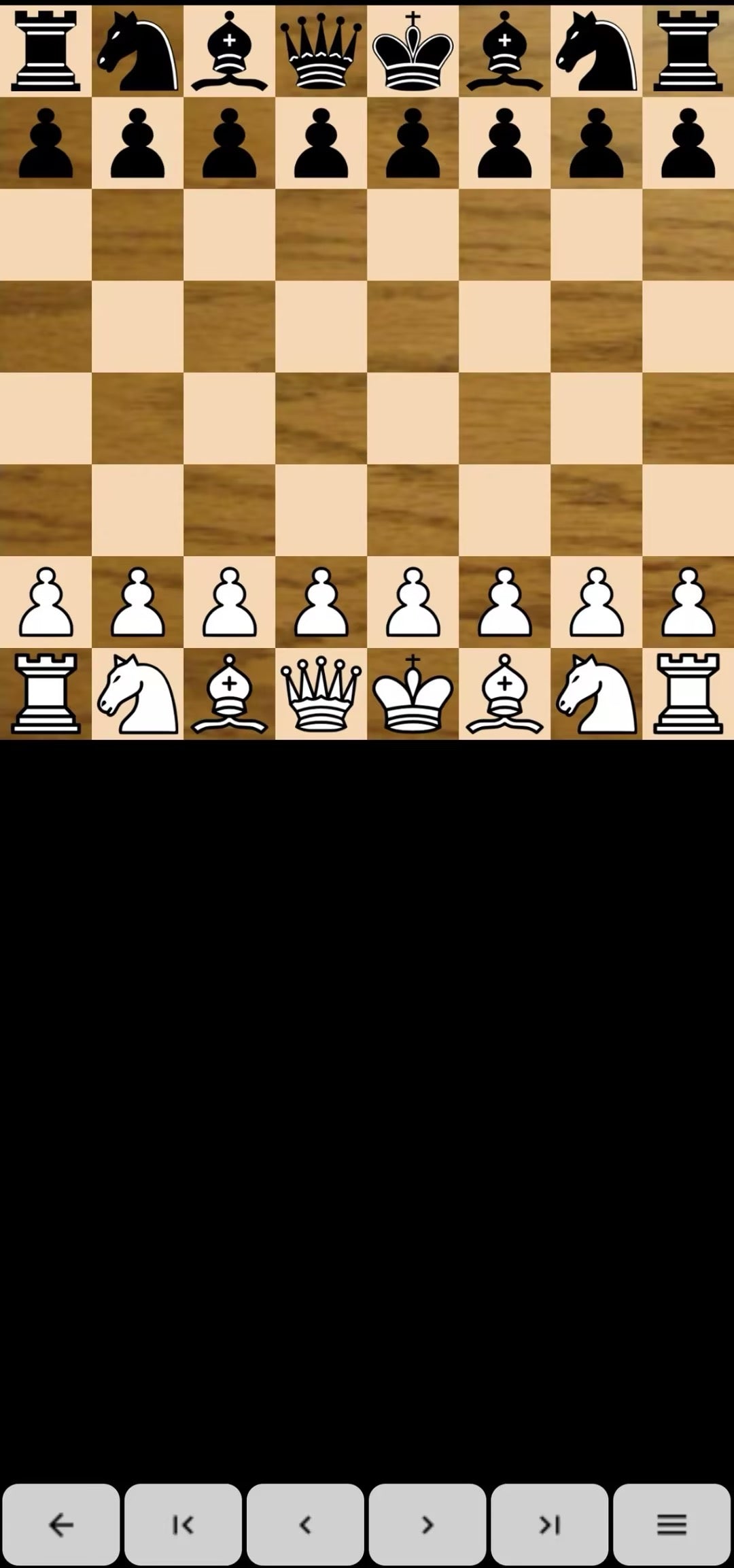 Chess for Android board screen